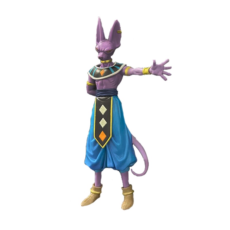 Dragon Ball Figure Dewa Penghancur DXF Whis Beerus Figurine Amina PVC Action Figure Koleksi Model Mainan Anak Hadiah