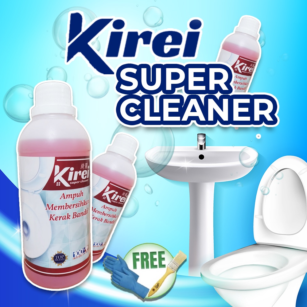 Premium (Mount) KIREI Pembersih Kerak Kamar Mandi dan Toilet Noda Kuning Gosong Pada Wajan Teflon