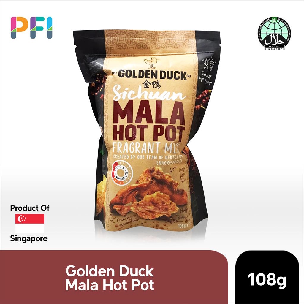 

The Golden Duck Sichuan Mala Hot Pot Fragnant Mix 108gr