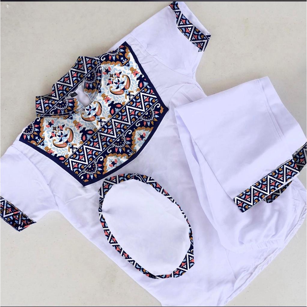 BISA BAYAR DITEMPAT/SETELAN MUSLIM ANAK/PROMO KOKO BATIK IRAK MODEL TERBARU/SETELAN KOKO ANAK 1-9 TAHUN