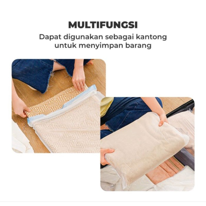 Bagus Premium Trash Bag 45 x 50 cm 24 L 24'S Kantong Sampah Tali