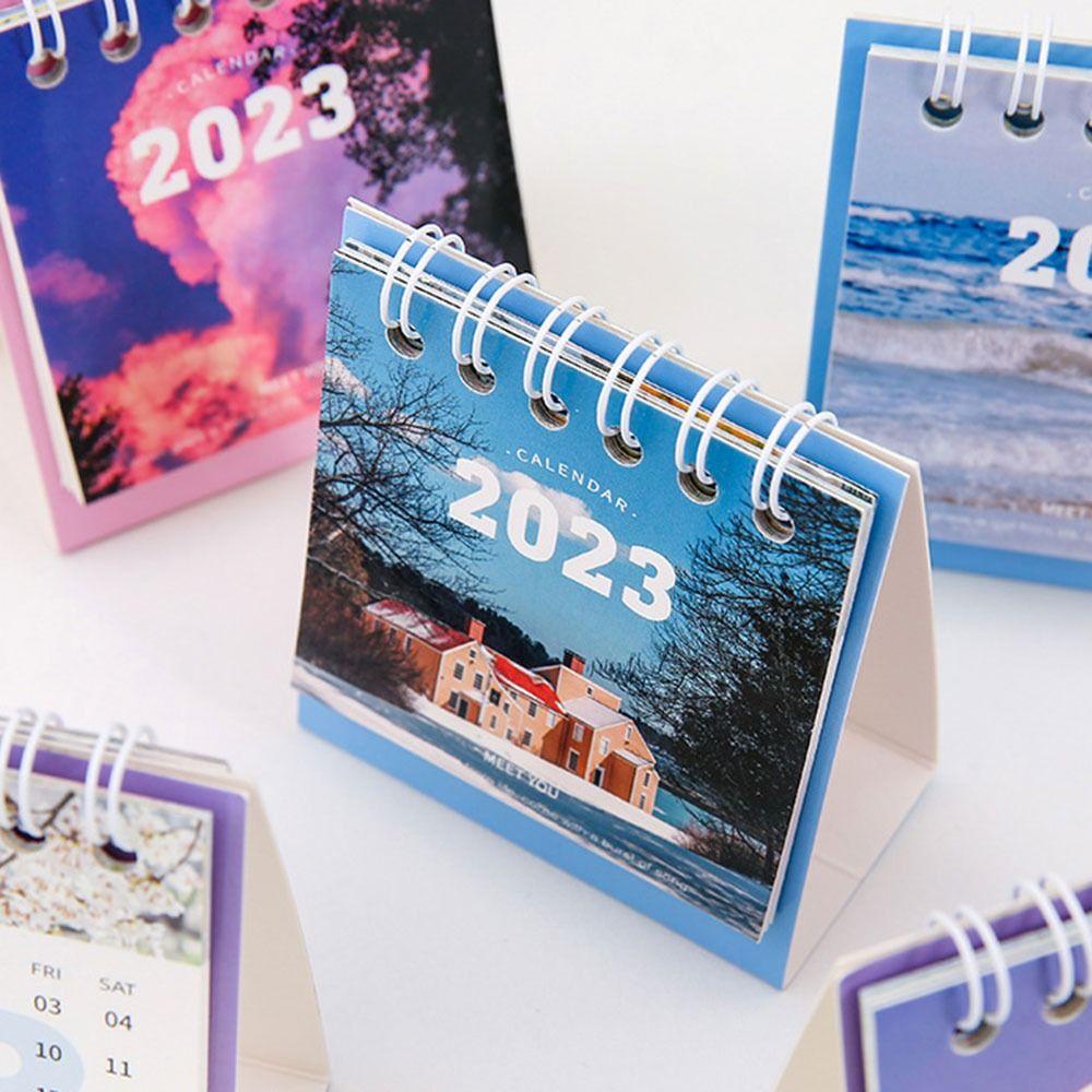 Preva Kalender Mini Perencanaan Waktu Cetak Kalender Jadwal Planner Planner Bulanan Aksesoris Meja