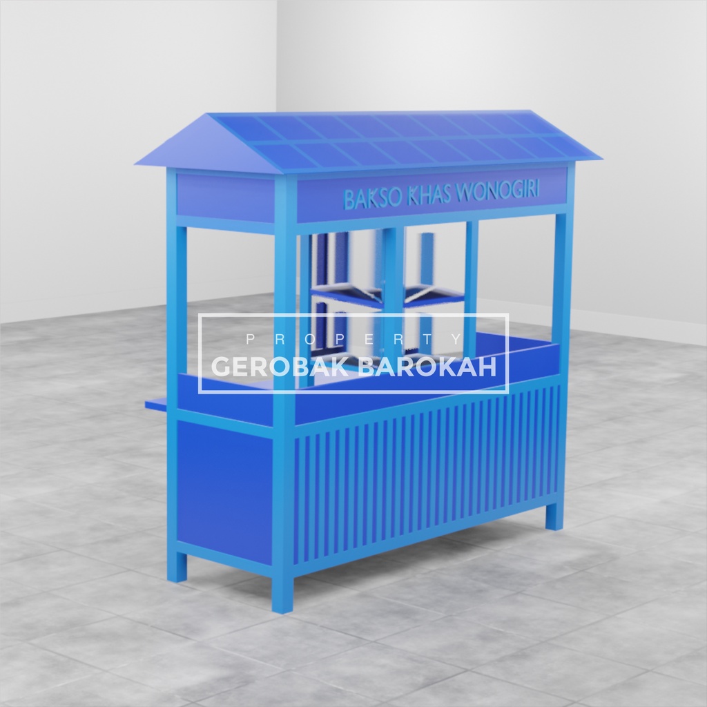 Gerobak Mie Ayam Bakso / Rombong Mie Ayam Bakso Mieso Khas Wonogiri