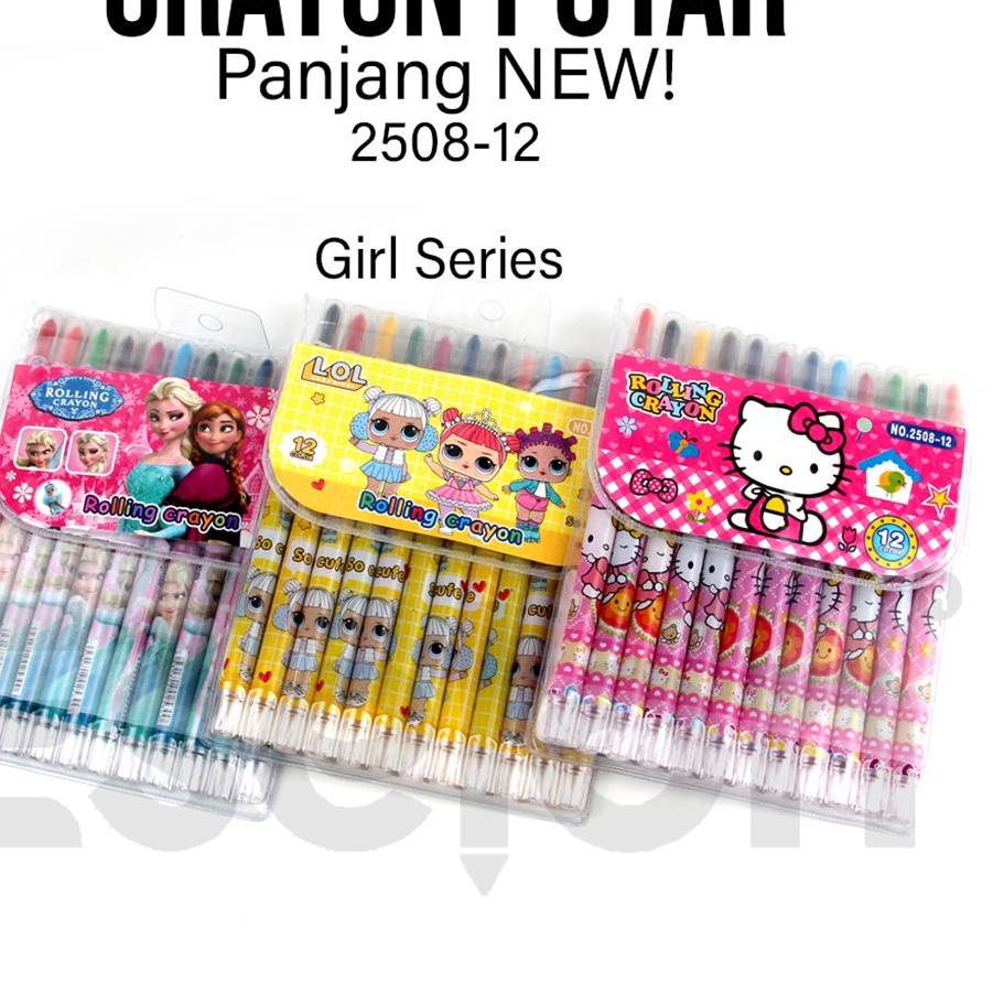 

ㅹ Crayon putar PANJANG / Rolling Crayon / crayon putar む