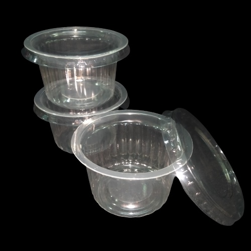 [100pcs] Cup Plastik + Tutup Puding Agar-Agar 120ml | Gelas Plastik Belimbing | Cup Plastik Tutup Ag