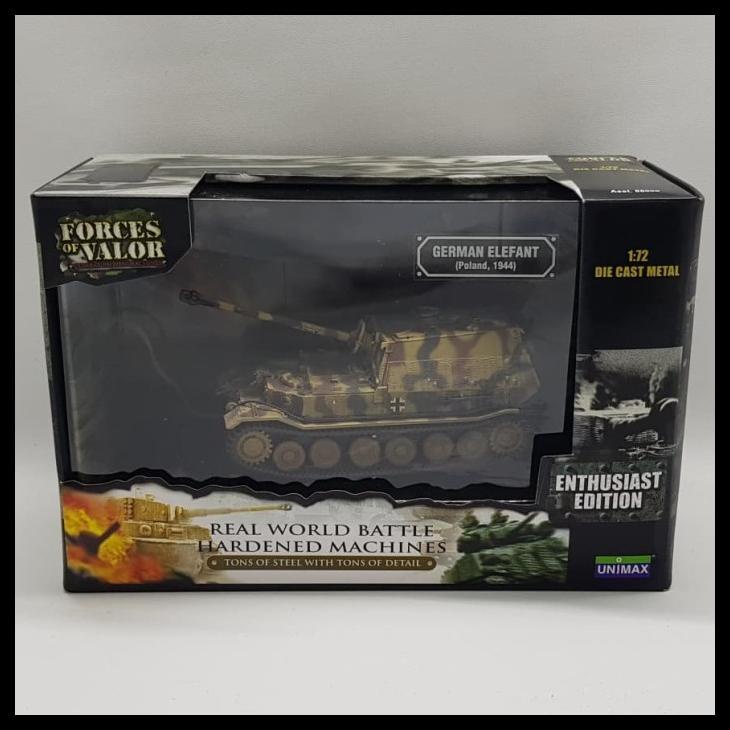 Diecast Unimax Forces Of Valor German Elefant Poland 1944 Murah Meriah
