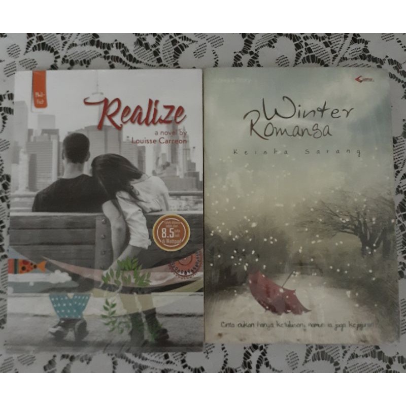 Novel Realize ( Louisse Carreon) Dapat Bonus Novel