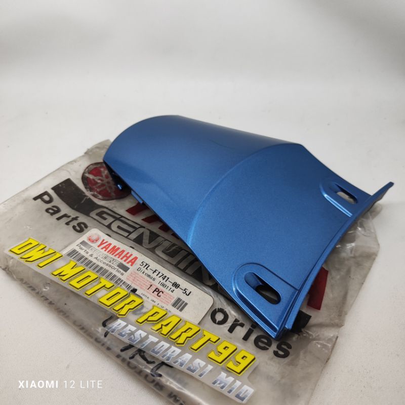 COVER TAIL PAD SAMBUNGAN BODY BELAKANG MIO BIRU SAPPHIRE 5TL-F1741-00-5J ORIGINAL