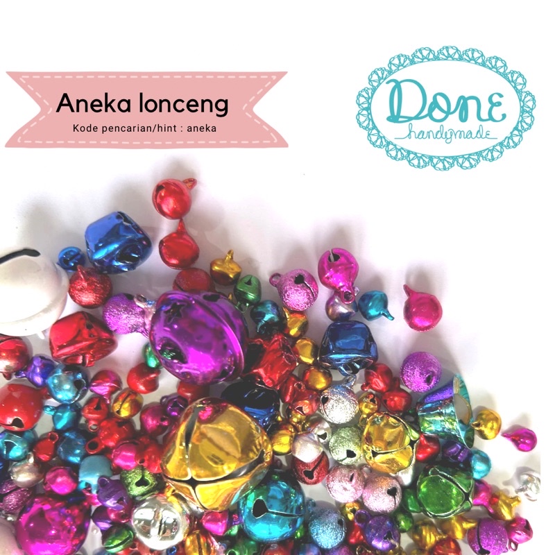 aneka lonceng bel kecil klintingan khusus craft lonceng charm beads