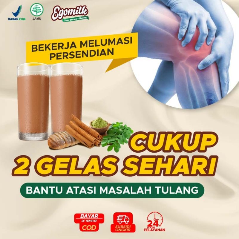 Egomilk Susu Etawa Mengatasi Nyeri Sendi  Rematik Asam Urat dan Pegal Linu