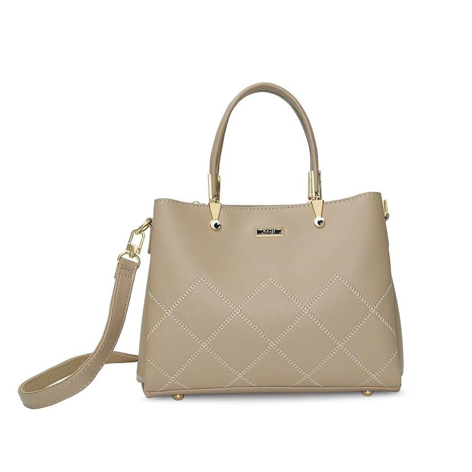 En-ji Solji Handbag - Almond