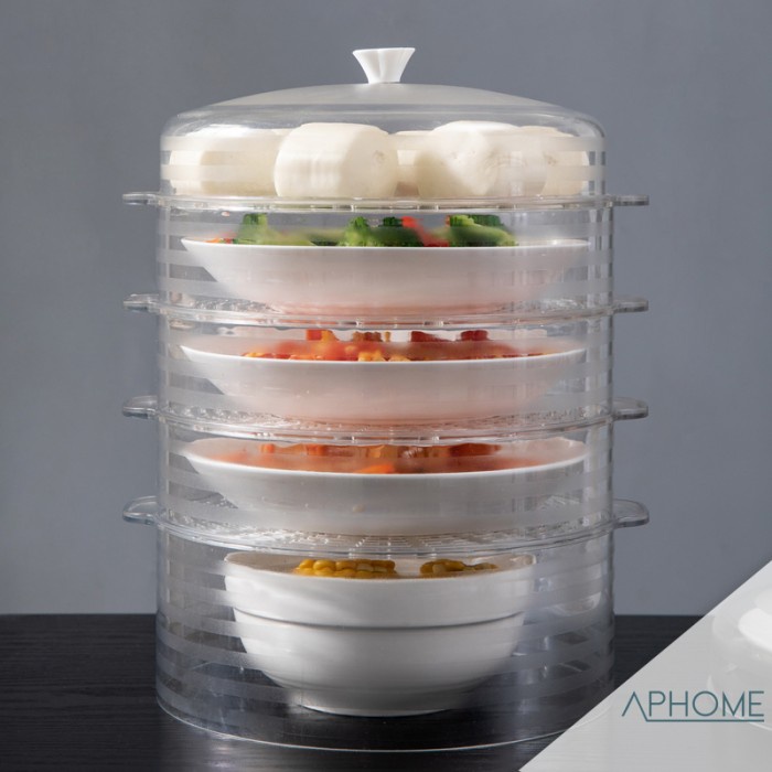 Tud Tudung Saji Viral Insulated Modern Anti Lalat Pelindung Makanan Tumpuk