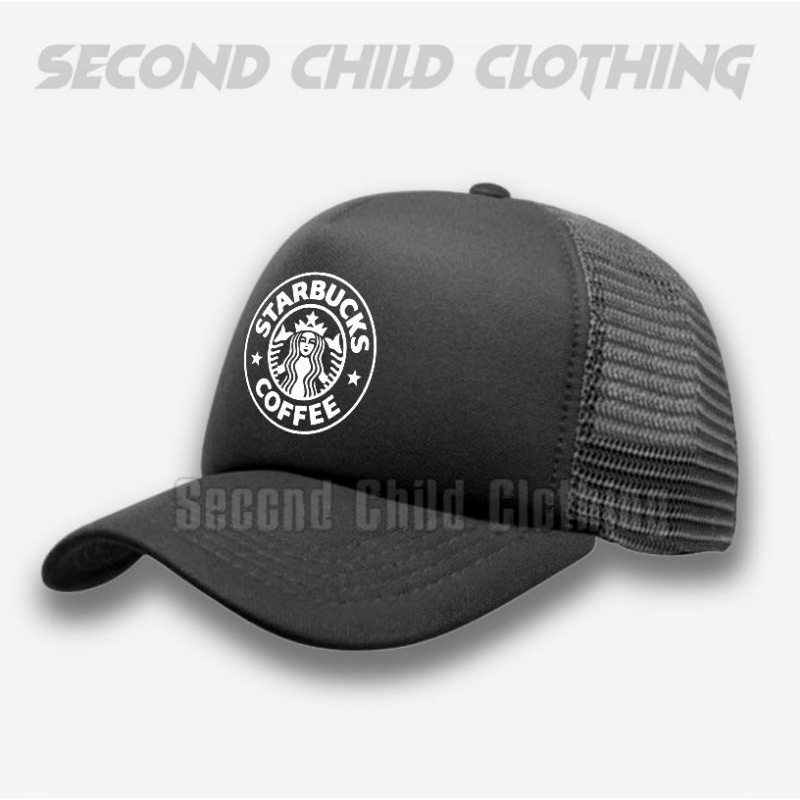 Topi Trucker Jaring Starbucks / Topi Distro Pria Wanita Dewasa