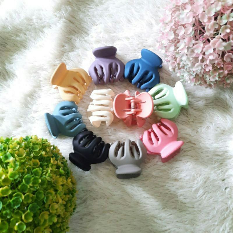 ❤ERSYAIBA❤ Jepit Rambut Jedai Doff Ukuran 5cm/3cm Harga Per Pcs