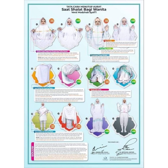 Jual Poster Mukena Tata Cara Menutup Aurat Saat Shalat Bagi Wanita Fiqih Perempuan Shopee 2364