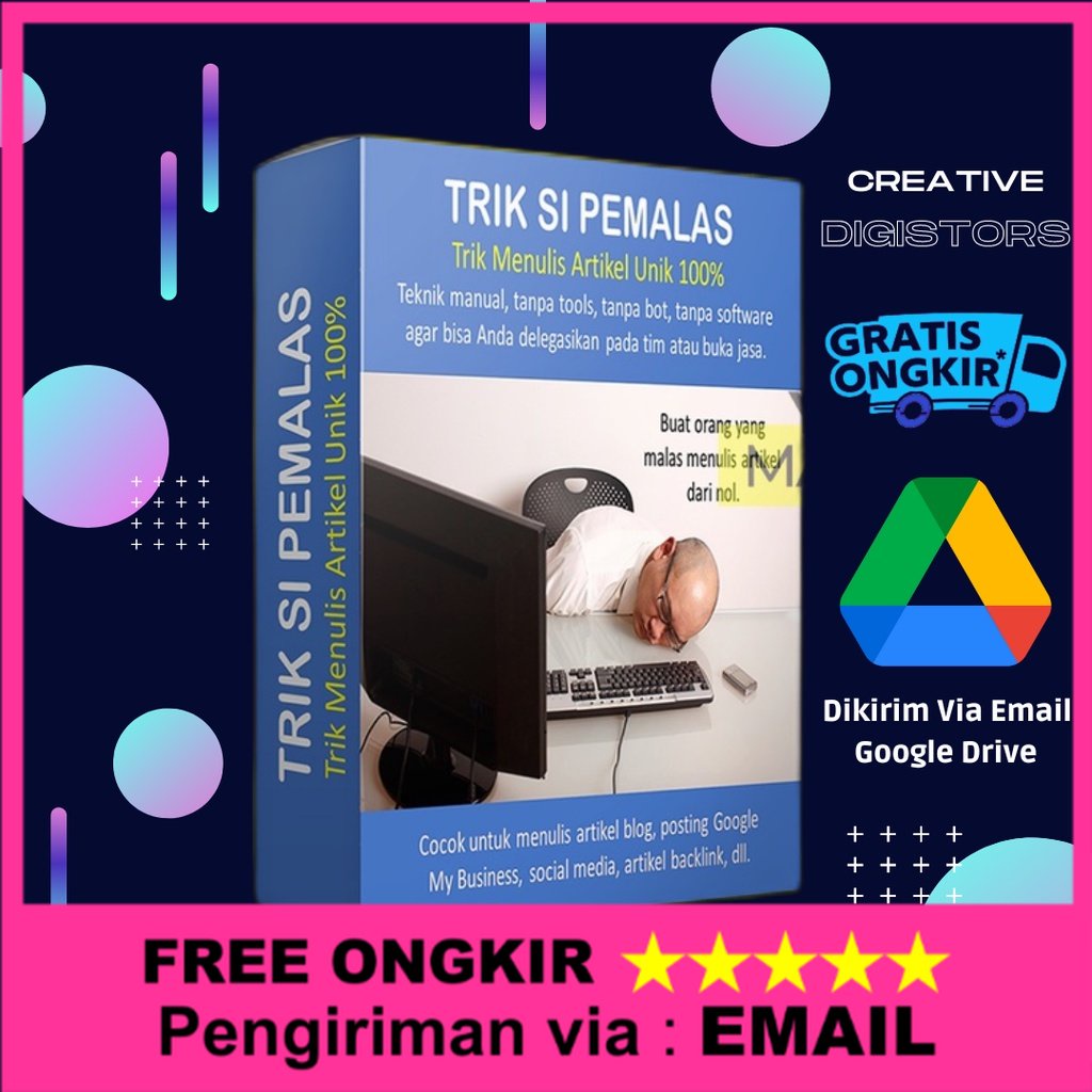 TIPS TRIK SI PEMALAS - Membuat Artikel Unik Dengan Cara Yang Mudah Lengkap l Bergaransi