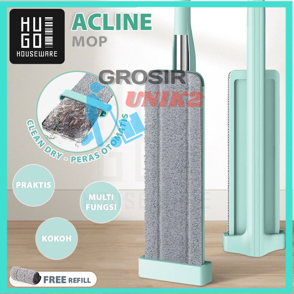 grosir Alat Pel Praktis Tarik Peras Otomatis Ultra Mop Acline Pel Lantai Mop / PEL TARIK 107