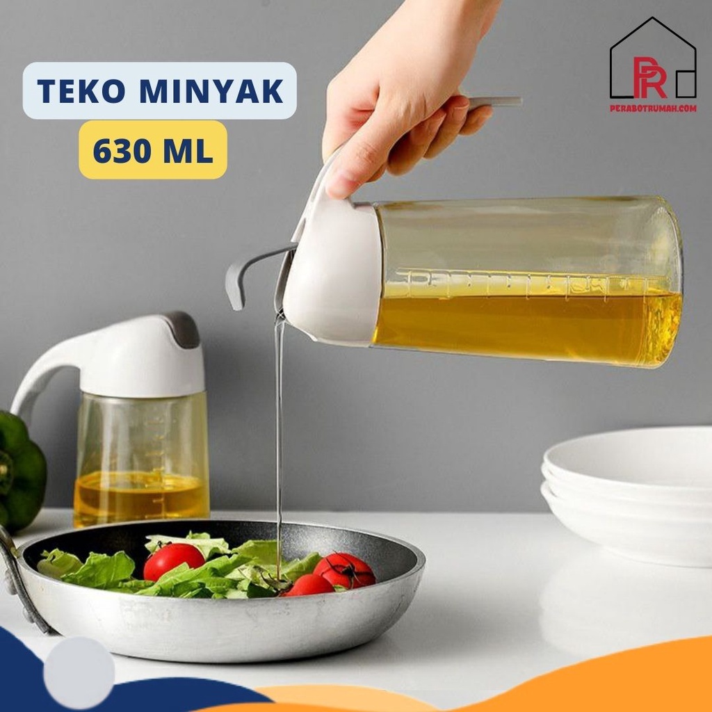 Teko Botol Minyak Goreng 630 ML - GTE / Tempat Minyak Anti Tumpah / Botol Kecap Sirup Saos Madu