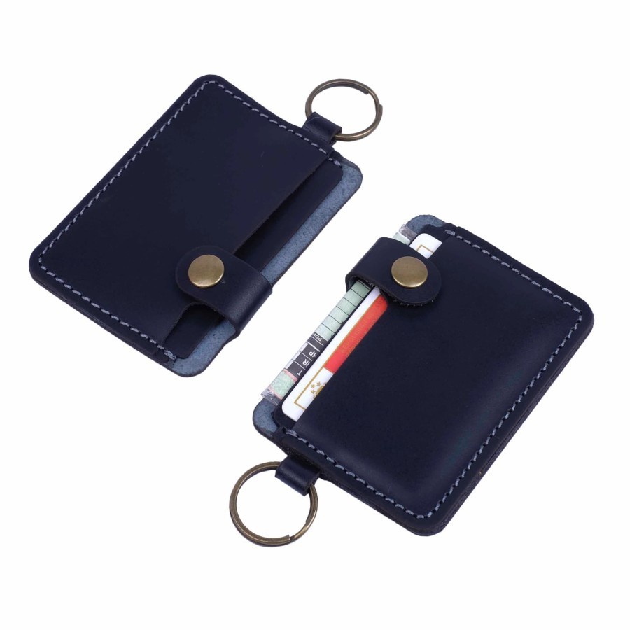 Dompet STNK Motor Mobil SIM eToll Gantungan Kunci Kulit Sapi DSK C04
