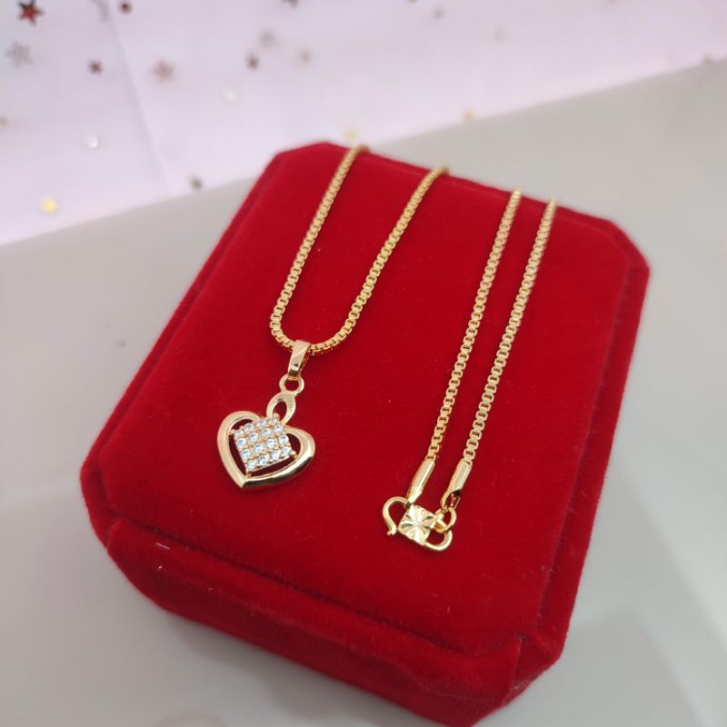 Kalung wanita dewasa model Terbaru simple elegan anti karat COD