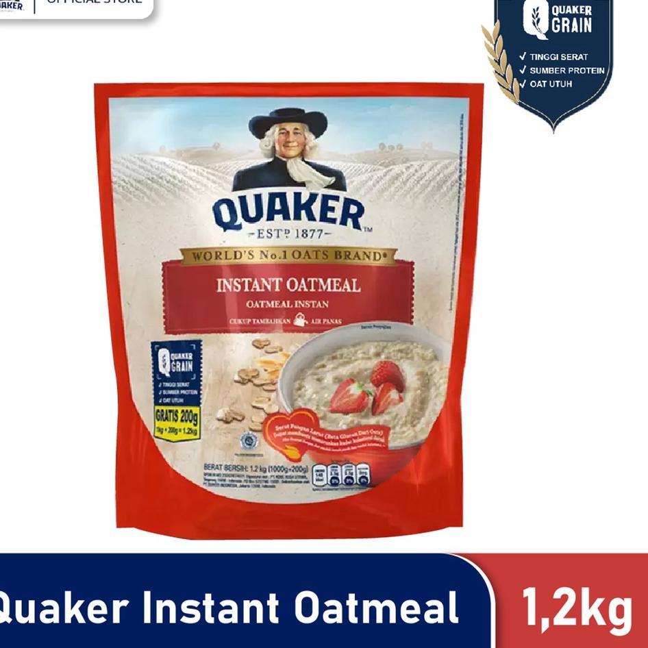 

[KODE SKZGZ] Quaker Instant Oatmeal 1200 gr