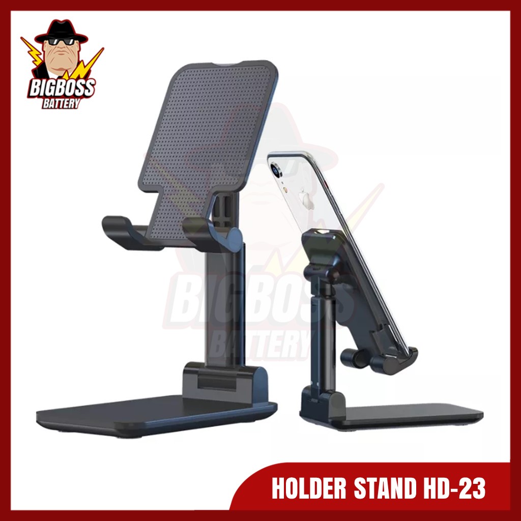 Holder Meja Stand Hp HD23 Folding Dekstop Dudukan Meja Serbaguna Holder Lipat Holder Kantong Best Quality