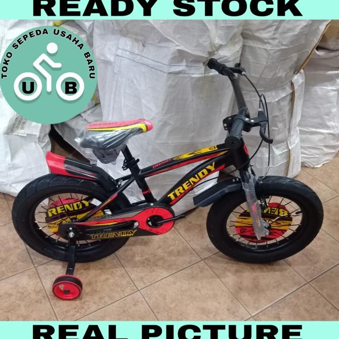 Sepeda Anak Bmx 16 Inch Trendy Ban 3.0 New #Original