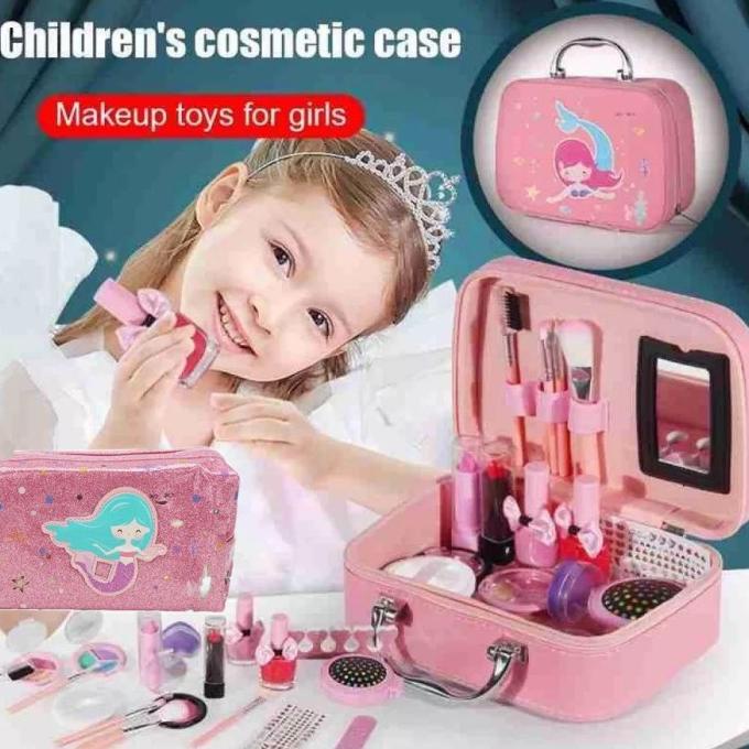 Make Up Anak Perempuan Mainan Make Up Set Dandan Anak Asli Non Toxic