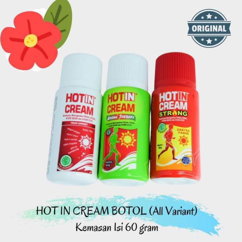 HOT IN CREAM kemasan botol 60ml