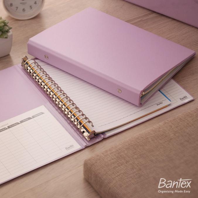 

Bantex Multiring Binder 20 Ring 25mm A5 Light Lilac 1324 24