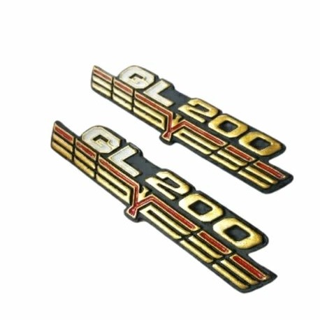 emblem logo bok aki honda gl200 gl100 gl125
