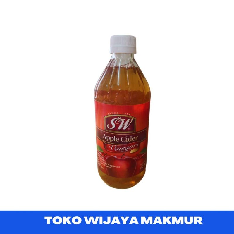 

Apple Vinegar S&W 473ml | Cuka Apel S&W 473 ml