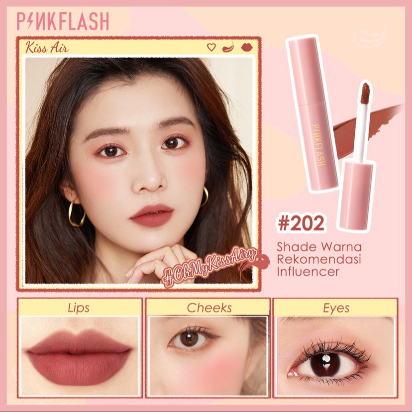 PINKFLASH OhMyKissAiry Kiss Air Soft and Comfortable Matte Liquid