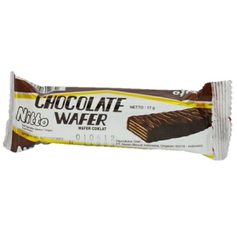 

Nissin Wafer Nitto Chocolate 17gr isi 10pcs