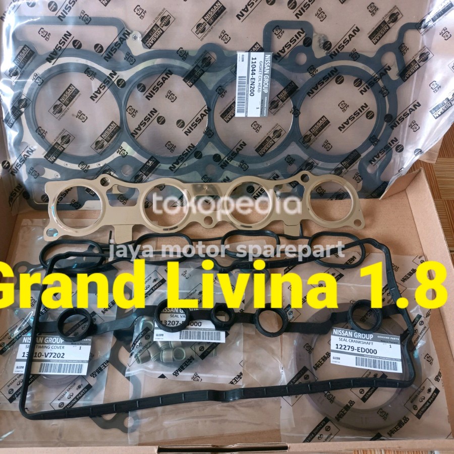 PACKING SET NISSAN LIVINA 1.8/PAKING SET LIVINA 1.8/GASKET LIVINA 1.8