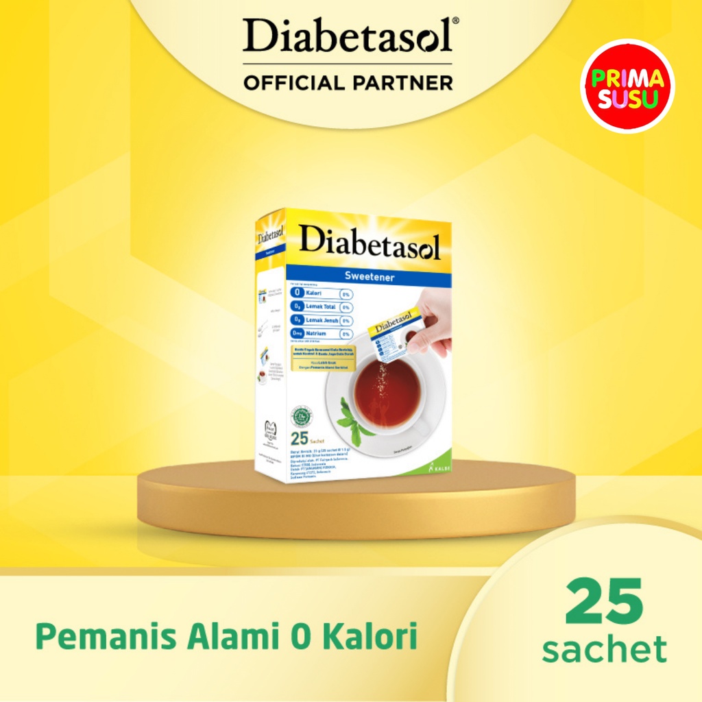 

Diabetasol Sweetener 25 Sachet 37.5 Gr