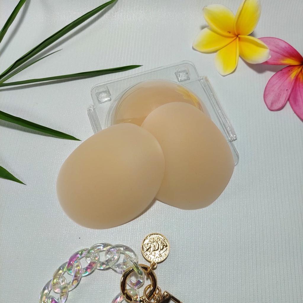 Alice Matte Silicone Nipple Cover No Adhesive 8cm Light - Bra Tempel