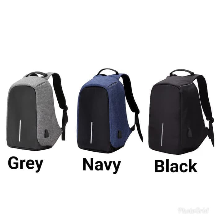 TAS RANSEL USB PORT CHARGER ANTI MALING ANTI AIR BACK PACK