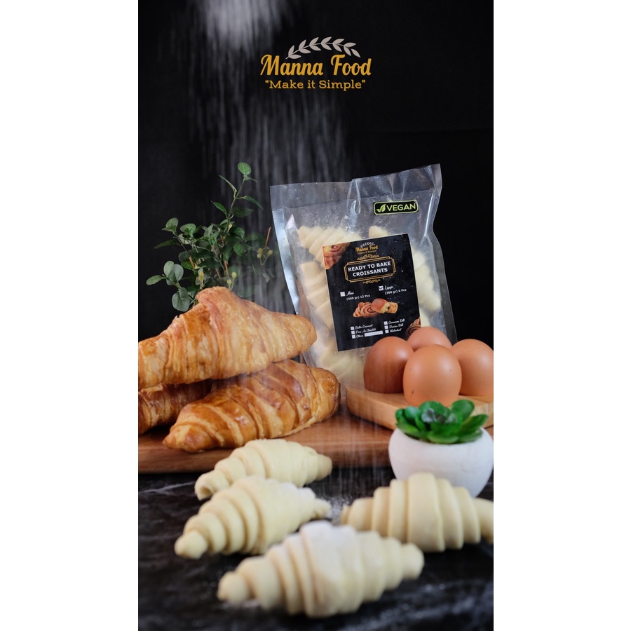 

Manna Food Frozen vegan croissant isi 6 pcs Large (RTB)