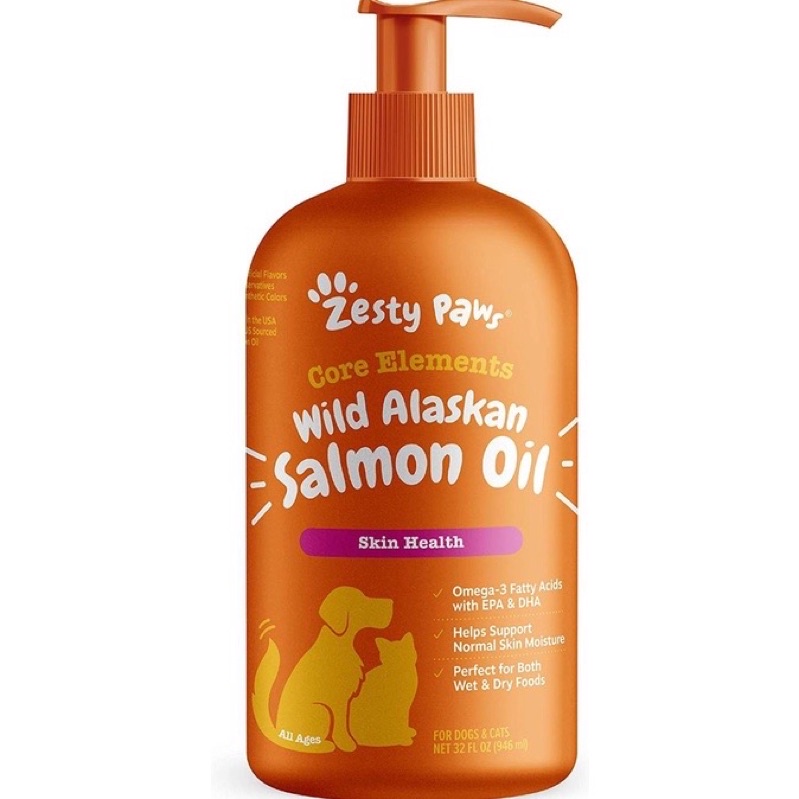 Zesty paw wild alaskan salmon oil