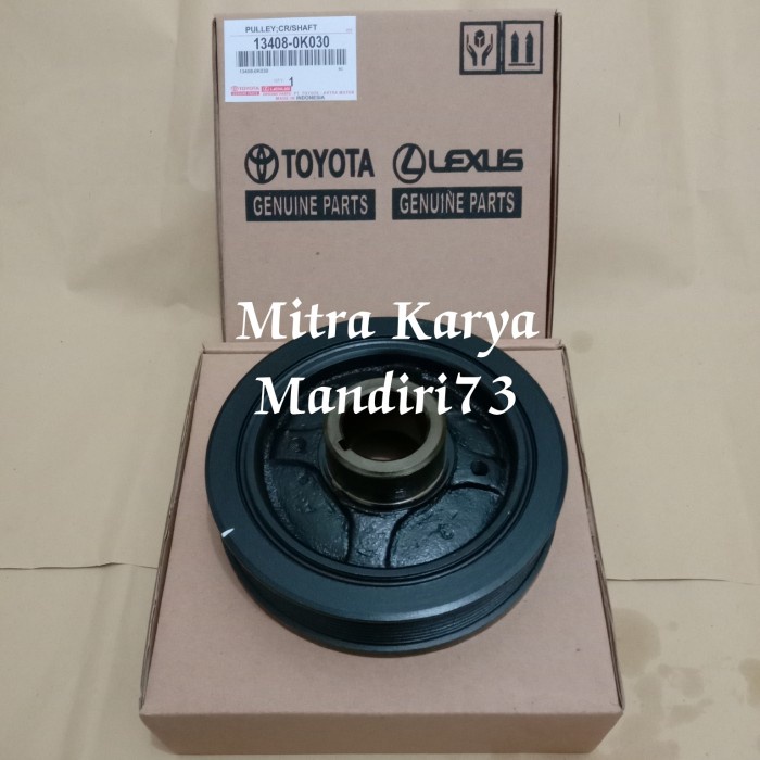 Gearbox Poli Puli Ker As Pully Kruk As Pulley Crankshaft Innova Inova Bensin