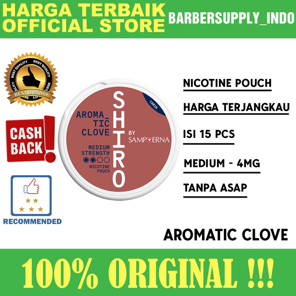 SHIRO BY SAMPOERNA Aromatic Clove Medium Strength