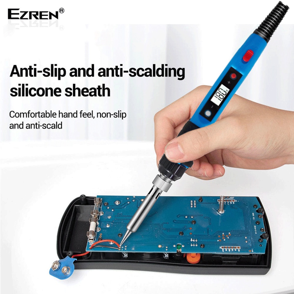 Ezren EZ-936D New 80w Soldering Iron Digital Adjustment Suhu ON/OFF