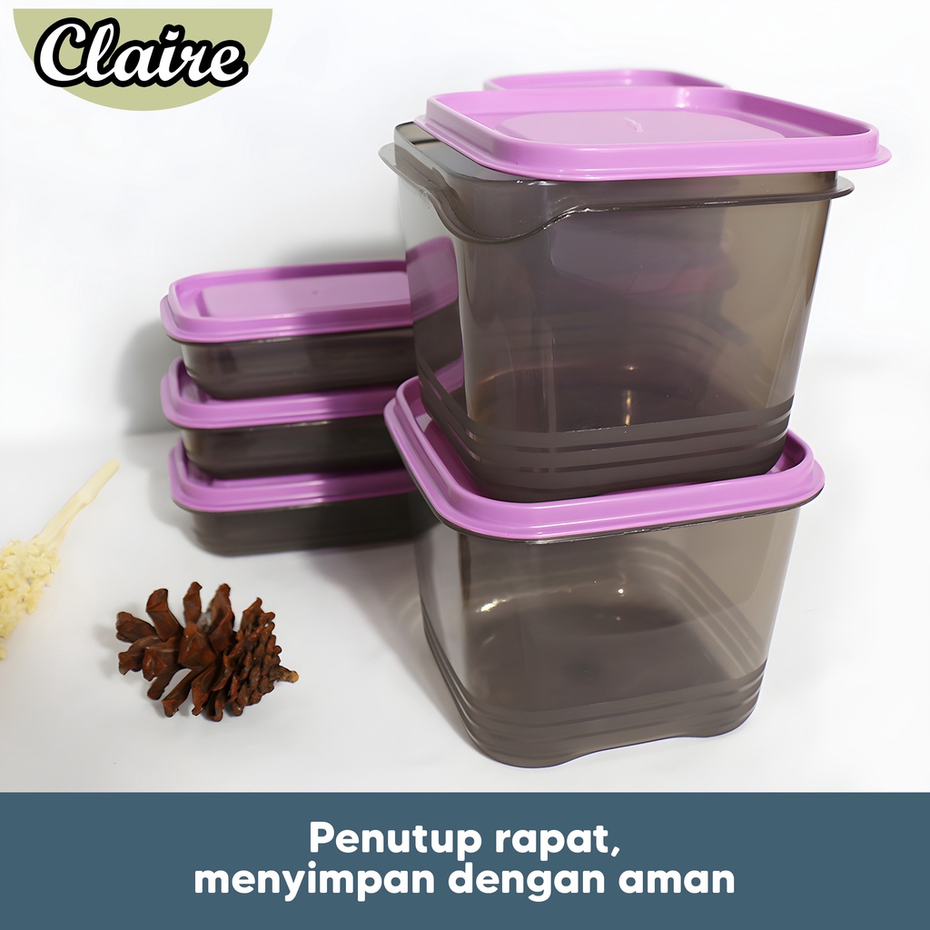 Set toples penyimpanan makanan isi 14pcs / Food storage multifungsi 14pcs