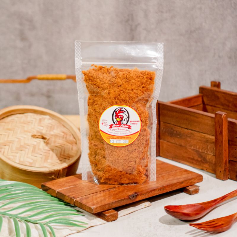 

Abon Ayam Tiga Saudara 100gr (kemasan pouch)