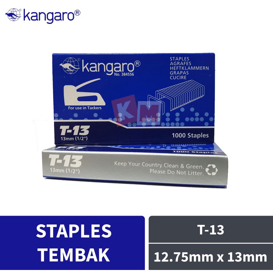 Isi Refill Stapler / Staples Tembak Kangaro T-13 T13
