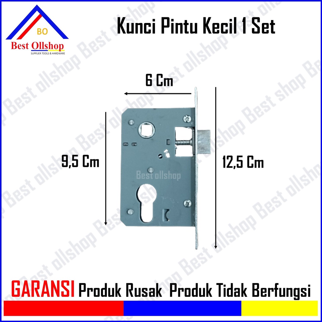 Handle Pintu Kunci Rumah Slot Set Kecil 07 Cp