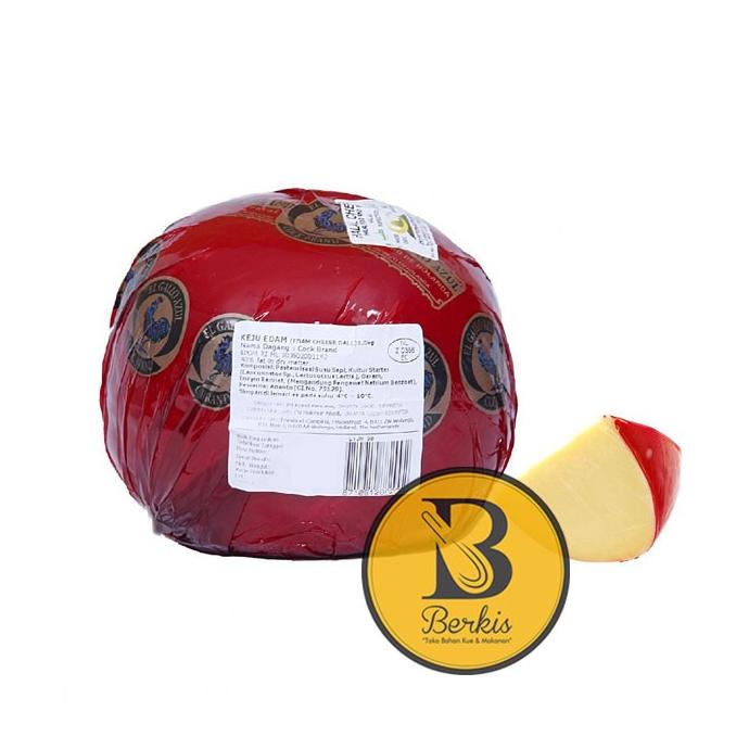 

Keju Edam Bola Ayam Emas 100 Gr [Repack] ; Edam Cheese Cock Brand TERLARIS TERPERCAYA ORIGINAL