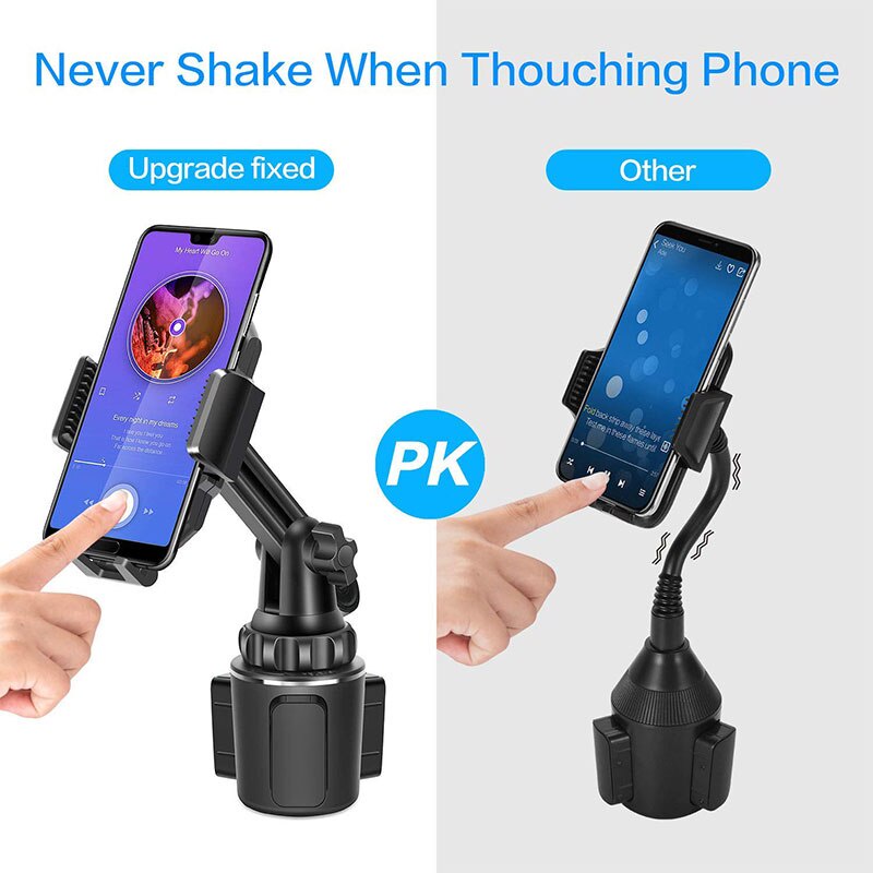 Dudukan HP Mobil Lock Cup Holder Handphone Mobil Tempel Car Holder Phone Universal