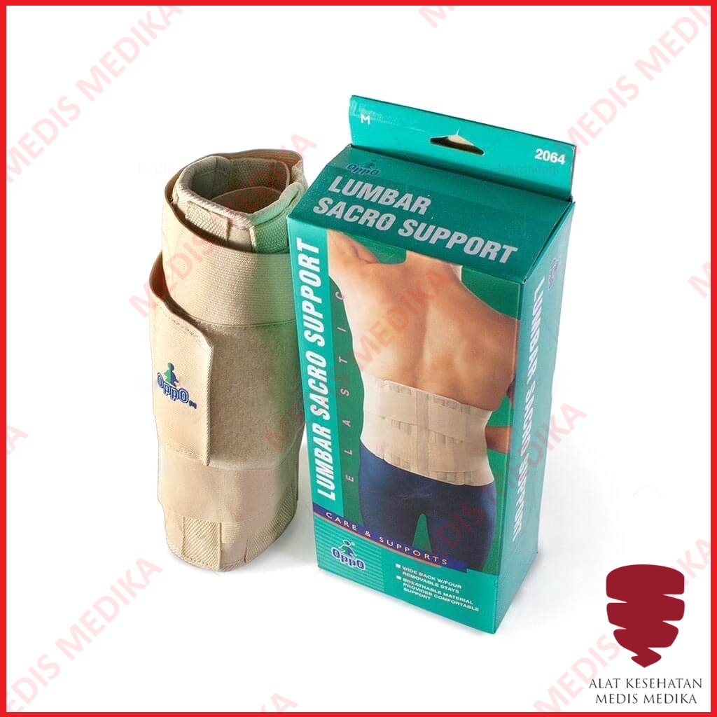 Oppo Lumbar Sacro Support 2064 Korset Penyangga Pelindung Pinggang